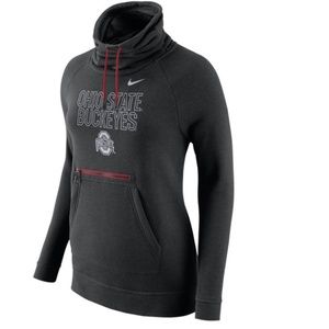 Ohio State Buckeyes Nike Funnel Neck Hoodie